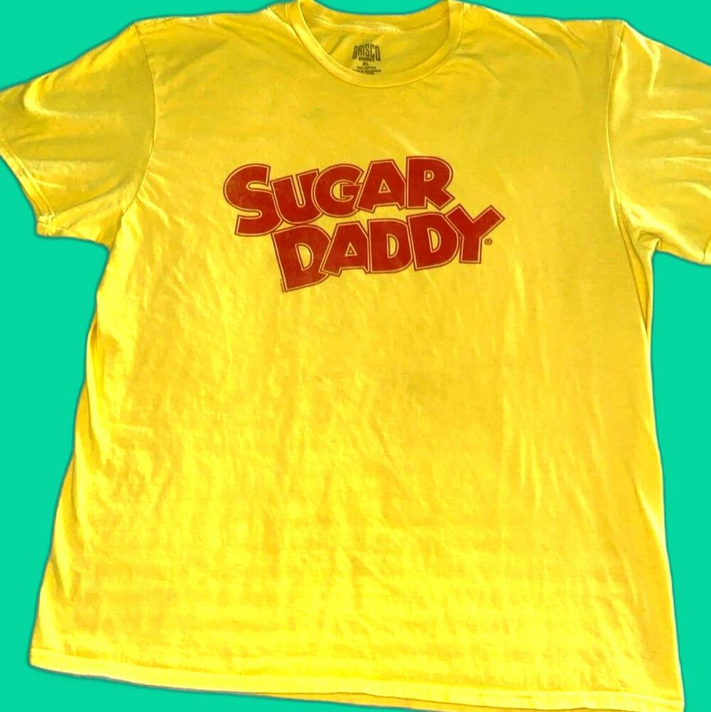 Sugar Daddy T Shirt Y2k Carmel Candy Promo Tee XL